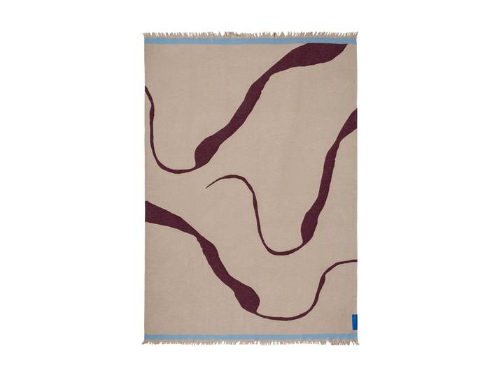 Mette Ditmer Plaid Studio Wine, 130x175 cm
