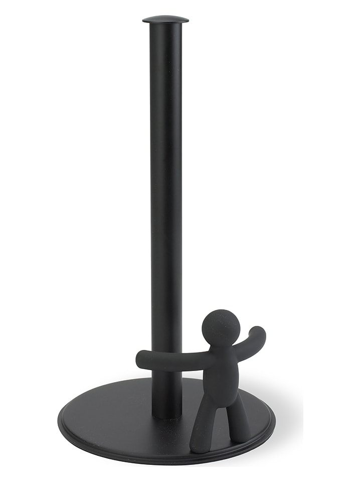 umbra Küchenrollenhalter ''Buddy'' in Schwarz - (H)34 x Ø 18,5 cm - onesize