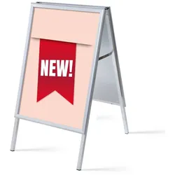 Kundenstopper A1 Komplettset Neu Rot Englisch