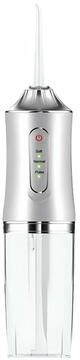 Uplift Essentials Portable USB Rechargeable Water Flosser 220ml Electric Oral Irrigator For Deep Tooth Cleaning white