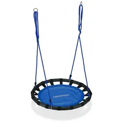 relaxdays Nestschaukel Ø 80 cm blau