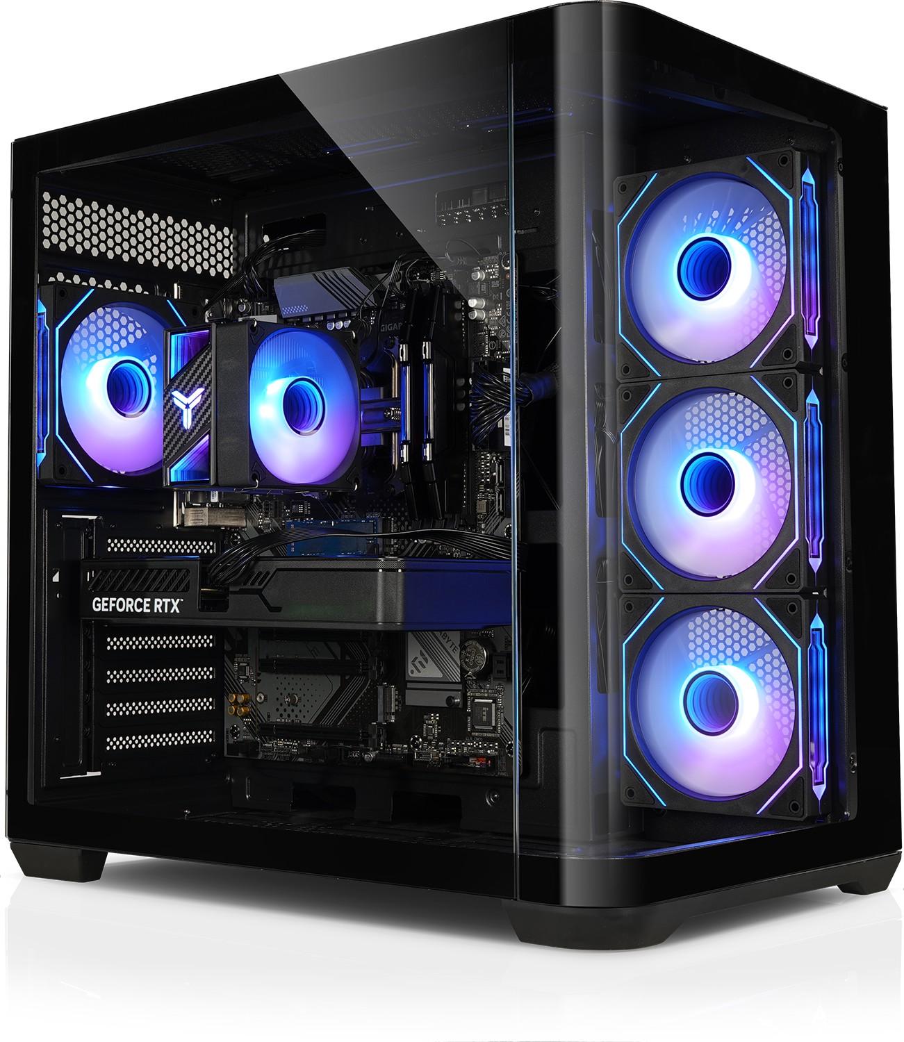 kiebel.de Gaming PC Curve AMD Ryzen 9 5950X, 32GB DDR4, NVIDIA RTX 5060 8 GB, 2TB SSD, WLAN, Windows 11, Gaming PC