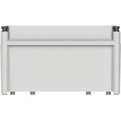 ABB AP61P Gehäuse 603x302x175mm Gehäuse mit Polyester Deckel, grau IP67, IK10, mit Deckelschrauben UL und CSA Approbation