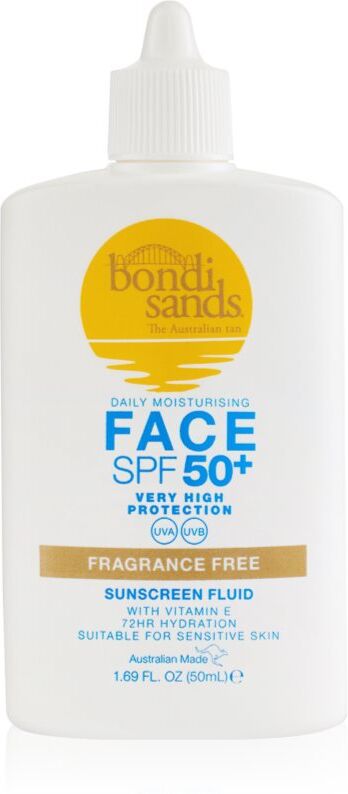 Bondi Sands SPF 50+ Fragrance Free face sun fluid fragrance-free SPF 50+ 50 ml