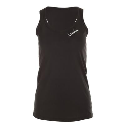 Tanktop WINSHAPE "MCT006", Damen, Gr. XL, schwarz, 50% Modal, 50% Baumwolle, Rundhals, Tops Tanktop, Ultra leicht
