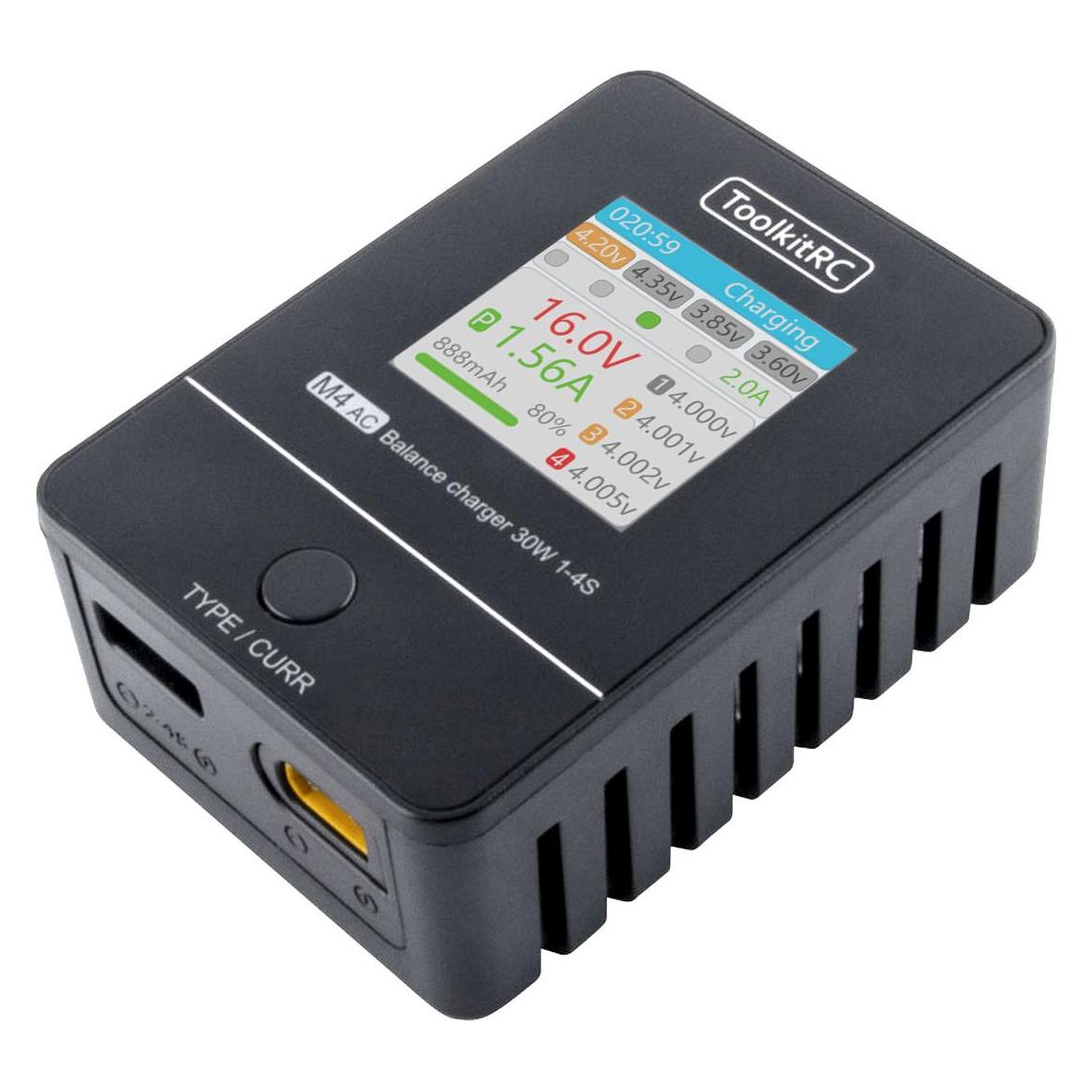 Toolkitrc Ladegerät M4AC, 25W, 2-4S (HP110-0009-EU)