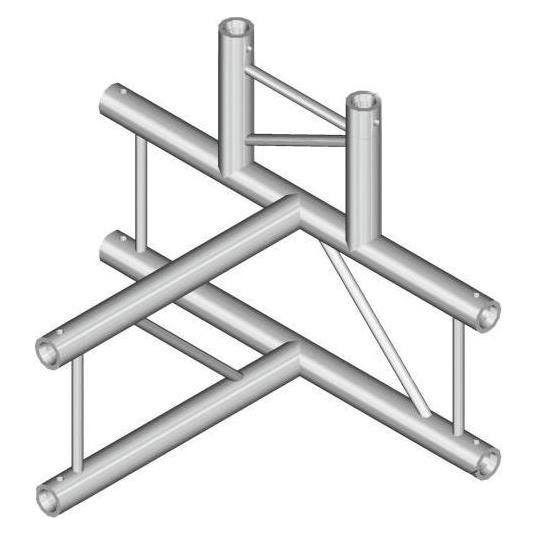 Alutruss BILOCK E-GL22 T42-V 4-Wege-Ecke 90° (60302125)