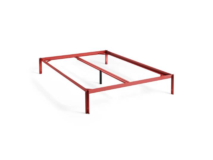 HAY - Connect Bett, 140 x 200 cm, maroon red