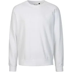Neutral Unisex Bio Raglan Sweater Sweatshirt O63001 white XL