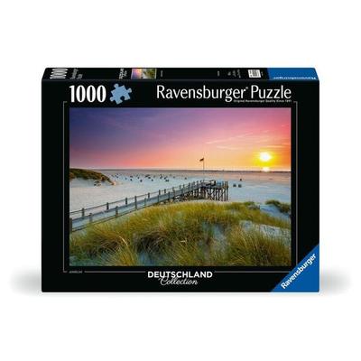 Erwachsenenpuzzle 1000 Teile - Sonnenuntergang über Amrum