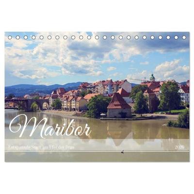 Maribor - Entspannde Stadt am Ufer der Drau (Tischkalender 2026 DIN A5 quer), CALVENDO Monatskalender