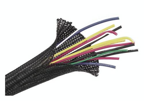 Bachmann Tunnelband 930.904 Polyethylenterephthalat Schwarz 2000 mm Inhalt: 1 St.