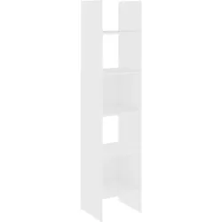 vidaXL Bücherregal Weiß 40x35x180 cm Holzwerkstoff