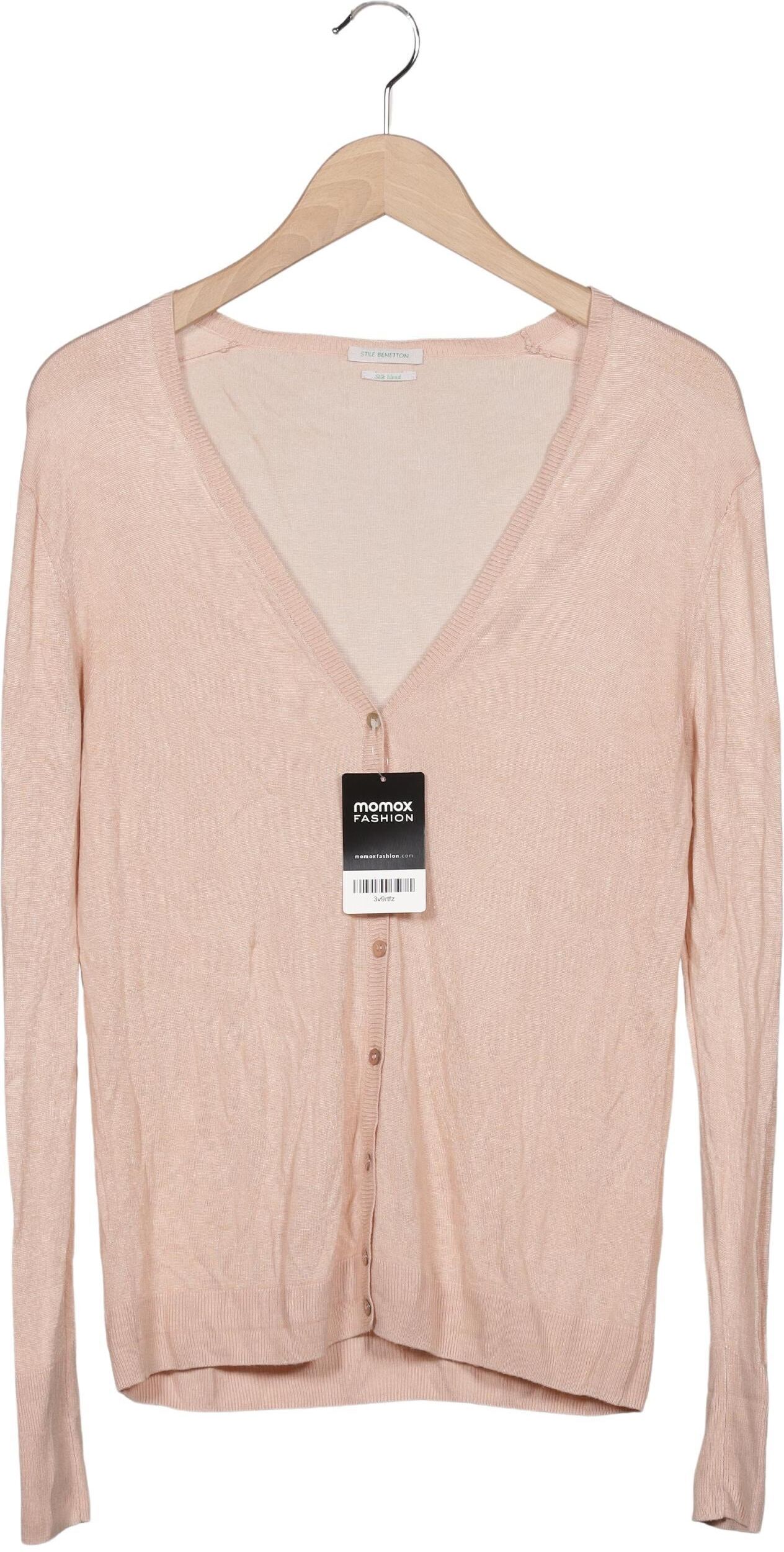 United Colors OF Benetton Damen Strickjacke, Pink, Gr. XS, Seide - Second Hand