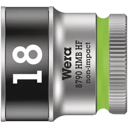 Wera 8790 HMB HF Zyklop-Steckschlüsseleinsatz mit 3/8"-Antrieb mit Haltefunktion Leuchtgrün - 05003752001 - Leuchtgrün