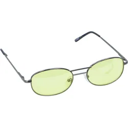Kontrastverstärkende Nachtsicht-Brille - Gelbe Spezialgläser für klare Sicht bei Nacht & diffusem Licht - Reduziert Augenermüdung - Ideal für Autofahrer