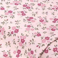 Regenjackenstoff „Blümchen“, rosa-color
