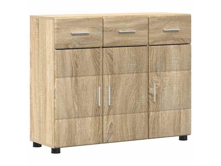 Saison Soldes  Buffet Chêne Sonoma - SARAZYJ - Meuble bas - avec stockage - 88 5x30 5x73 cm Bois d'ingénierie MM5303