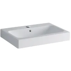 Geberit iCon Aufsatz Waschtisch 124560000 60x48,5cm, weiß, mit Hahnloch