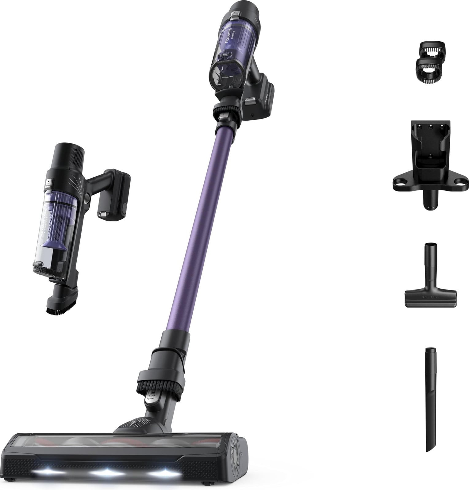 Rowenta X-PERT 7.60 RH6A31WO stofzuiger zwart/paars