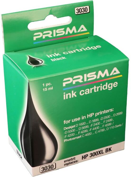 PRISMA 3030 Druckerpatrone für HP Tintenstrahldrucker, schwarz, 15 ml