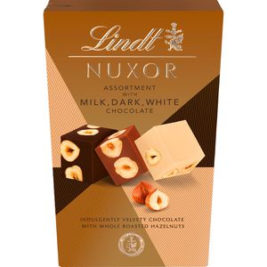 Lindt Pralinen NUXOR Mischung, 11 Stück, 3 verschiedene Sorten, einzeln verpackt, 150 g
