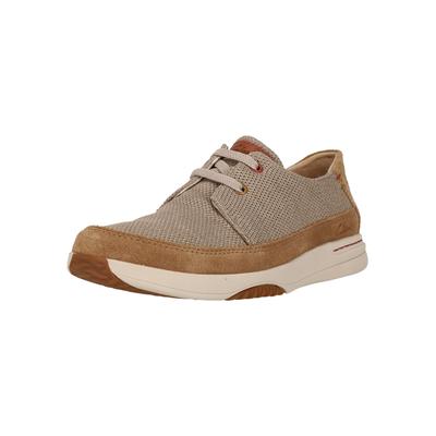 Sneaker CLARKS "Easeway", Herren, Gr. 40, beige, Schuhe Sneaker, aus atmungsaktiven und leichten Materialien