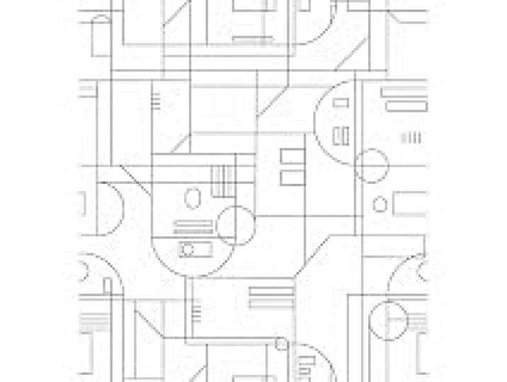 RoomMates RMK11786RL Star Wars R2D2 Papier peint géométrique blanc et gris