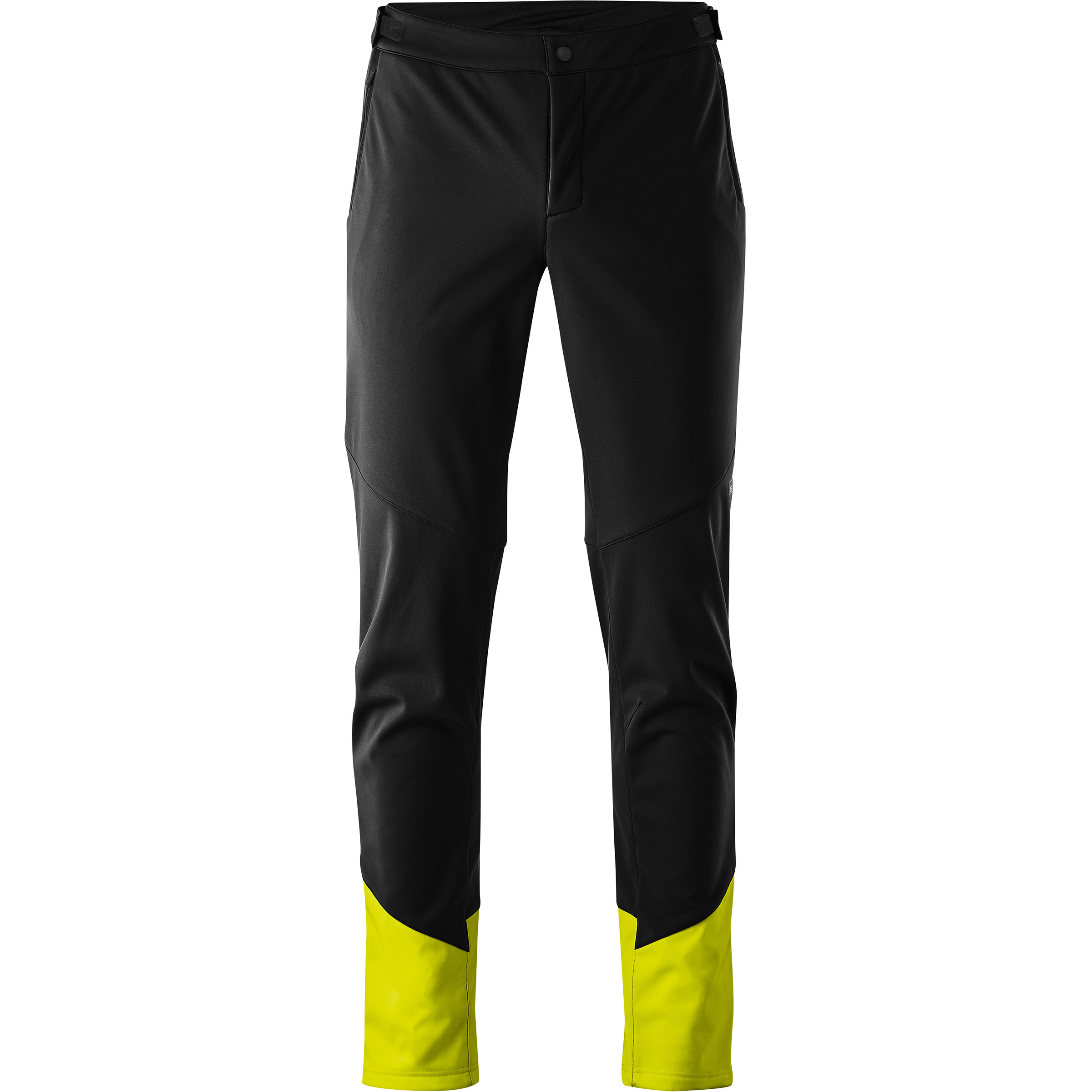 Gonso Adventure Softshell Radhose lang Herren Fahrradhose schwarz Größe L Mountainbike | Commuting Widerstandsfähig Wasserabweisend