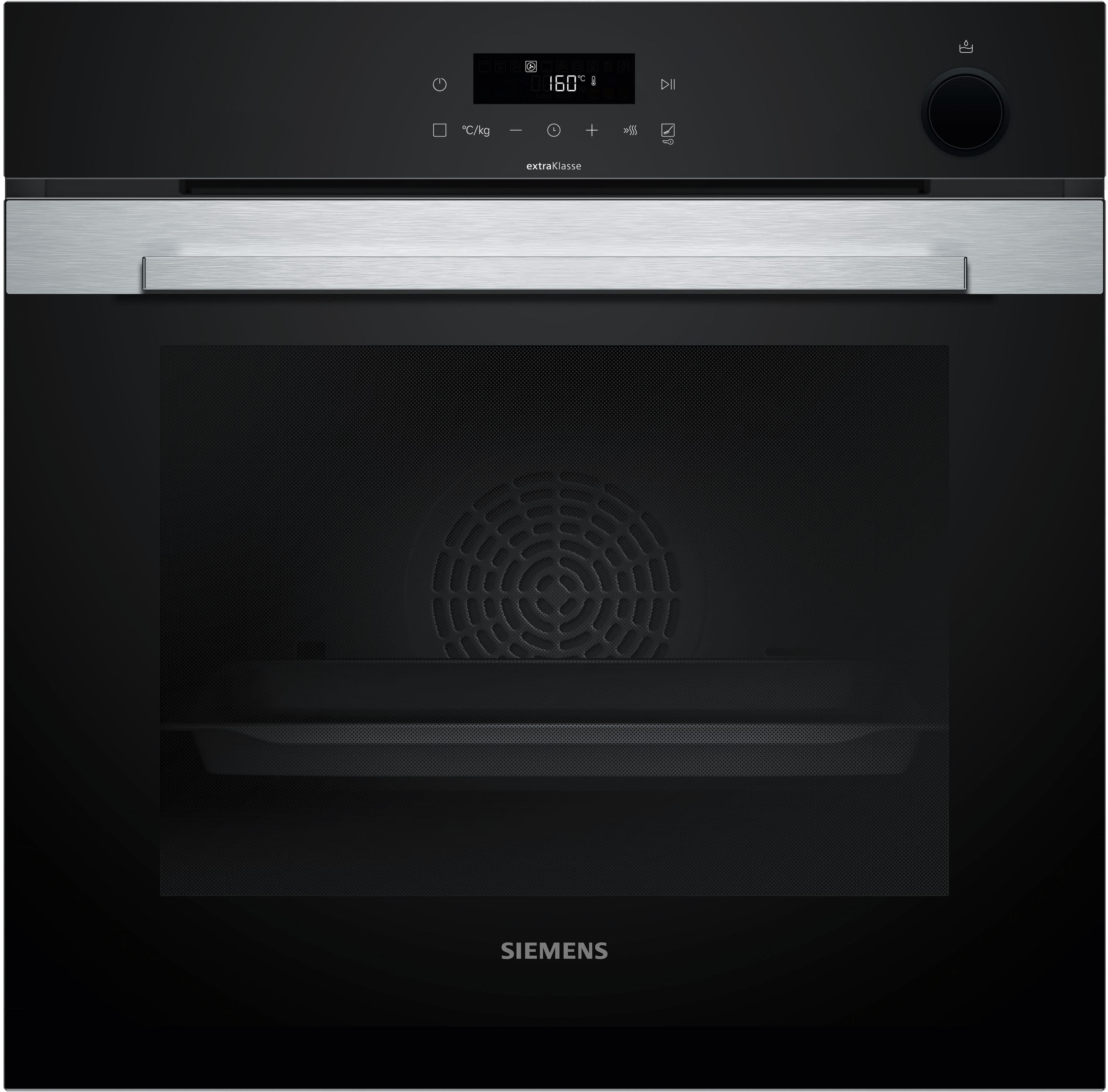 Siemens iQ300 HR372G0S3 Einbaubackofen groß Dampfgaren AutoClean