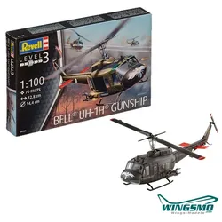 Revell Hubschrauber Bell UH-1H Gunship 1:100 04983