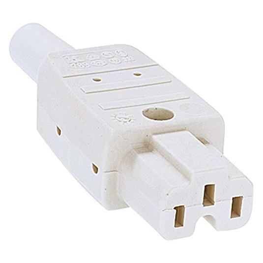 Bachmann 916.970 Elektrischer Netzstecker C15 Grau (916.970)