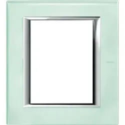 Legrand HA4826VKA Abdeckrahmen AXOLUTE: 3 + 3 Module, Farbe: Kristallglas