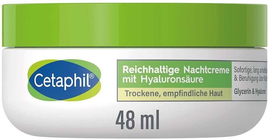 Cetaphil reichhaltige Nachtcreme mit Hyaluronsäure 2x48g