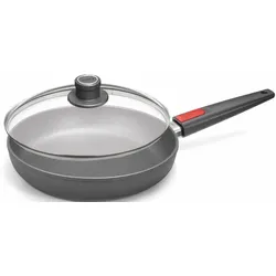 Woll titanium nowo Gusspfanne 28 cm rund nieder  mit Glasdeckel