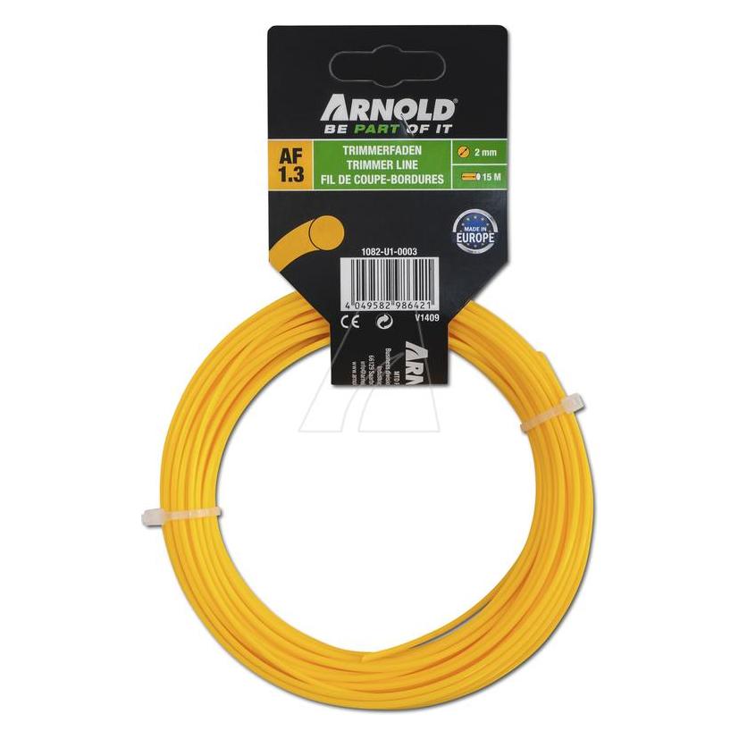 Arnold Copolymer Trimmerfaden, Rund, 2,0 mm, 15 m (Rasentrimmer) (1082-U1-0003)