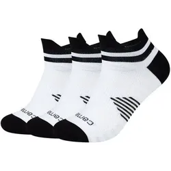 CAMANO Sneakersocken performance training light, Größe 39/42 in Weiß Weiß