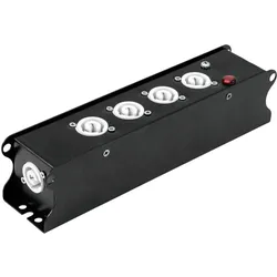 Eurolite SAB-42X Stromverteiler, Zubehör DJ, Schwarz