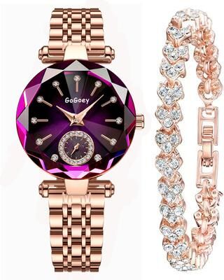 Fusion Finds Heart Of The Ocean Women's Watch Set With Bracelet Quartz Watch Stainless Steel Dress Gift Set Heart Of The Ocean Women's Watch Set With Bracelet Quartz Watch Stainless Steel Dress Gift Set