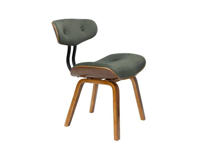 4-leg chair Dutchbone Blackwood Green, New - Perfect for office and reception