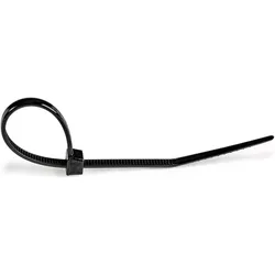StarTech, .com 15cm(6") Cable Ties, 3mm(1/8") wide, 39mm(1-3/8") Bundle Diameter, 18kg(40lb) Tensile Strength (152.40 mm, 1000 Stk.)