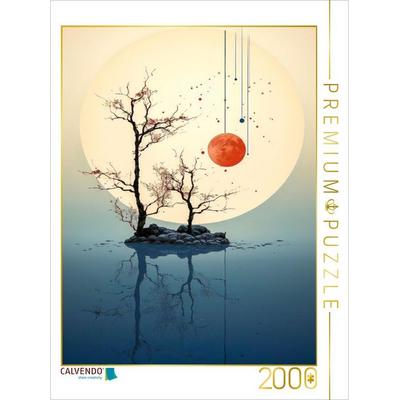 CALVENDO Puzzle Japan, der Tag erwacht | 2000 Teile Lege-Größe 90x67cm Foto-Puzzle für glückliche Stunden
