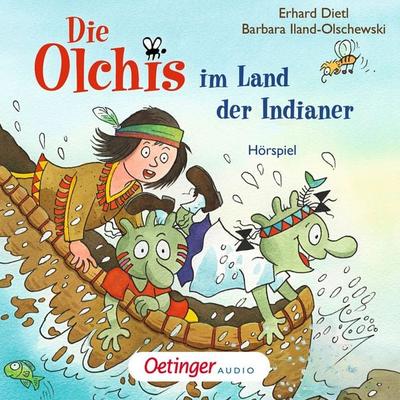 Die Olchis im Land der Indianer - Erhard Dietl,Barbara Iland-Olschewski, Audio, 9783837366525