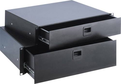 Adam Hall 87403E 19 Zoll Rackschublade 3 HE Stahl