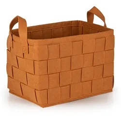 N8WERK Filz-Aufbewahrungstasche M - 35 x 25 x 25 cm - Rost