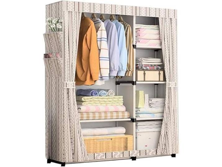 Tragbarer Kleiderschrank, Schlafsaal, Schlafzimmer, Kleideraufbewahrung(B)