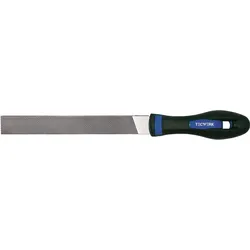 Werkstattfeile DIN 7261 L.200mm Q.20x5mm Hieb 1 Flachstumpf 2K-Ergo TECWERK