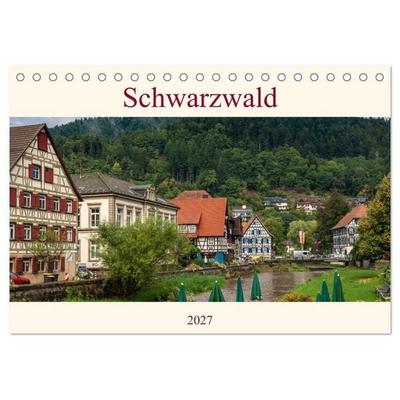 Schwarzwald (Tischkalender 2027 DIN A5 quer), CALVENDO Monatskalender