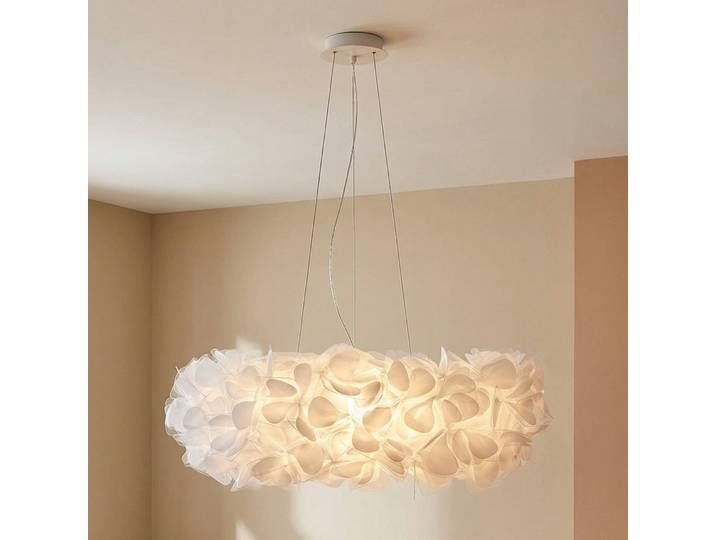 Slamp Designer Hängeleuchte Clizia Mama Non Mama, dimmbar, weiß / opal, für Wohn- / Esszimmer, Kunststoff, Design