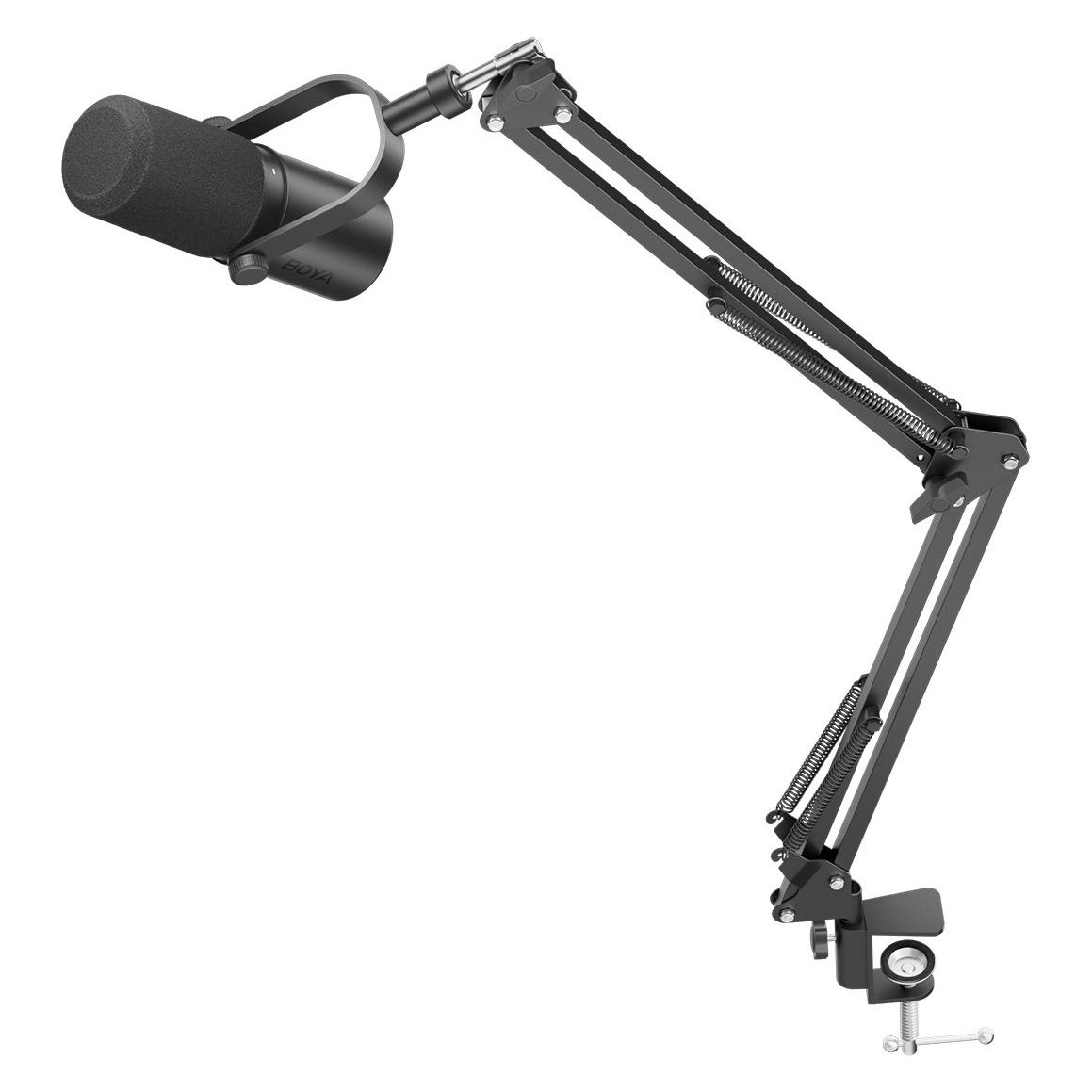 Boya Mikrofon - CastMic P60D (USB, állvány, fekete) (MICBOYCASTMICP60D)